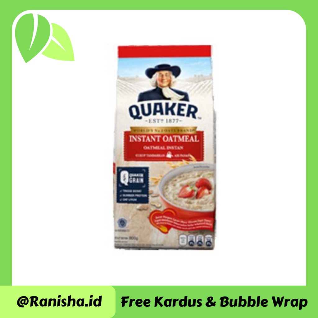 

Quaker Instant Oatmeal (Refilf) Merah Pack 200G