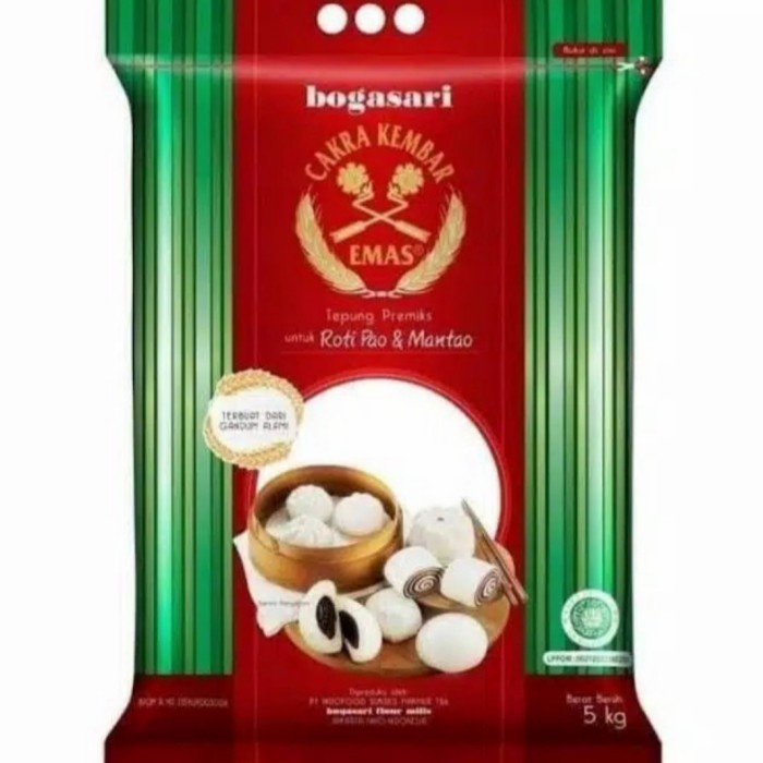 

terigu bogasari cakra kembar Roti dan Pao 5 kg