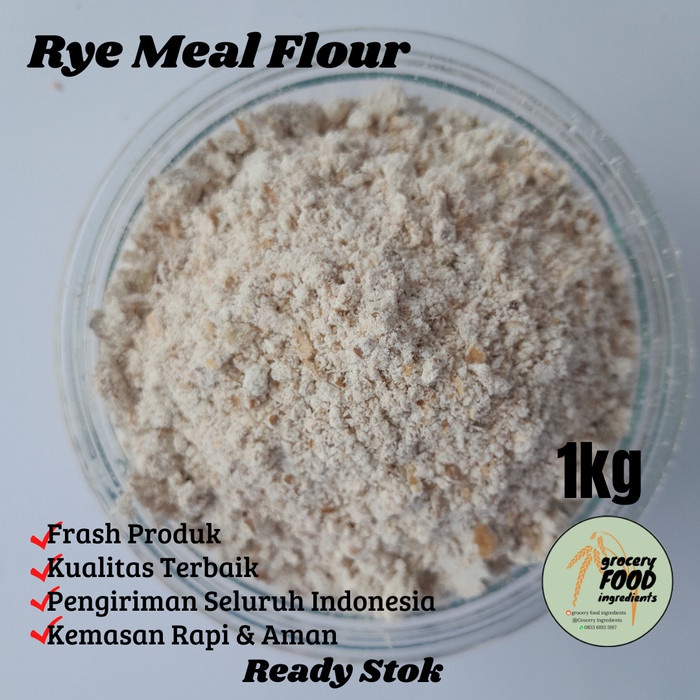 

Rye Meal Flour Of Germany/ Tepung Gandum dari Jerman - 1kg