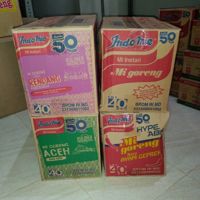 

(Good) Indomie Goreng / Rendang / Aceh / Ayam Geprek - 1 karton
