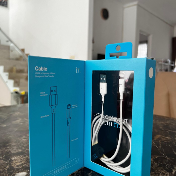 IT USB A TO LIGHTNING TPE CABLE KABEL CHARGER IPHONE IPHONE IPOD 1.2M