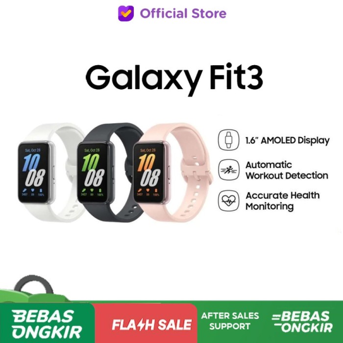 SAMSUNG GALAXY FIT 3 GARANSI RESMI SEIN SMART BAND WATCH SAMSUNG 100% ORIGINAL
