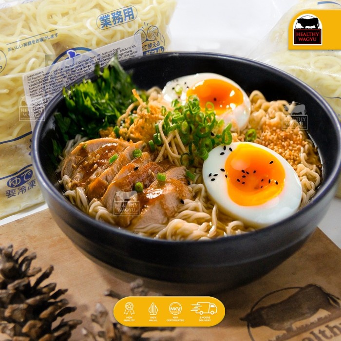 

Sale Terbatas Shimadaya Mie Ramen Basah Taikoban Frozen Isi 10 / 1Kg Healthy Wagyu Aman