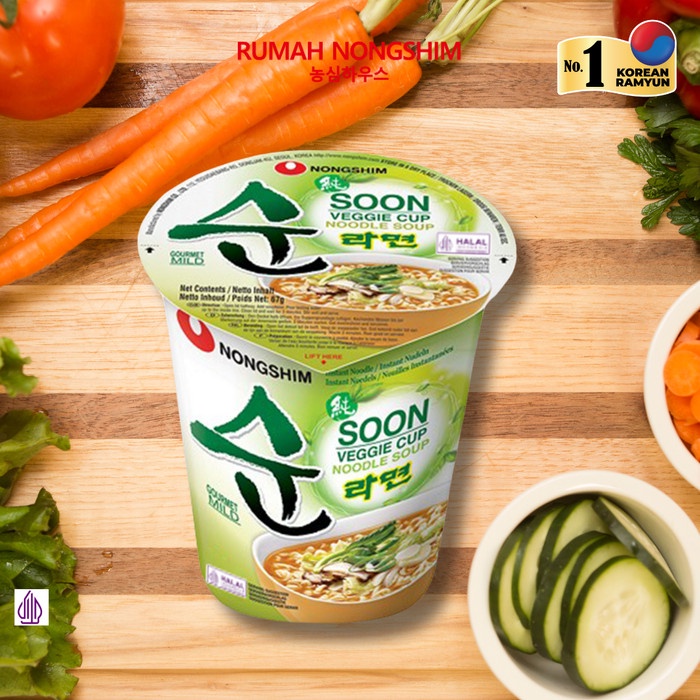 

Sale Terbatas Nongshim Bundling Soon Veggie Cup Noodle Soup 3Pcs Aman