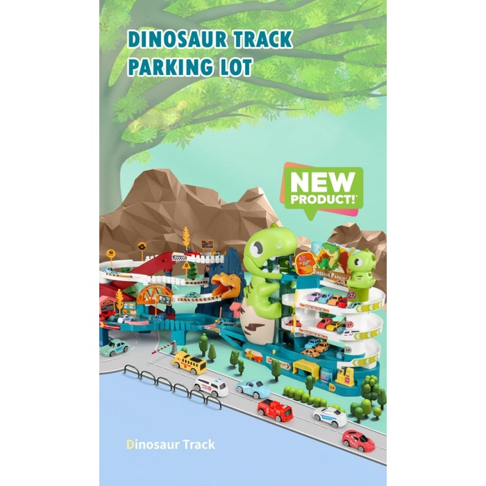 Future Toys Dino Parking / Dino Rail Car