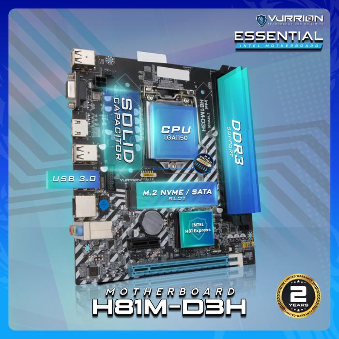 MOTHERBOARD VURRION ESSENTIAL H81M-DH3