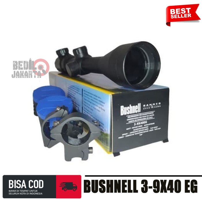 HARGA DISKON TELESKOP BUSHNELL 3-9X40E RGB TUTUP FLIP TELESCOPE BUSHNELL 3-9X40 EG
