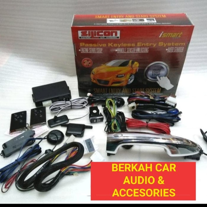 Keyless Alarm Pintar Ismart Silicon Passive Keyless Pnp Innova Reborn Asli 100%