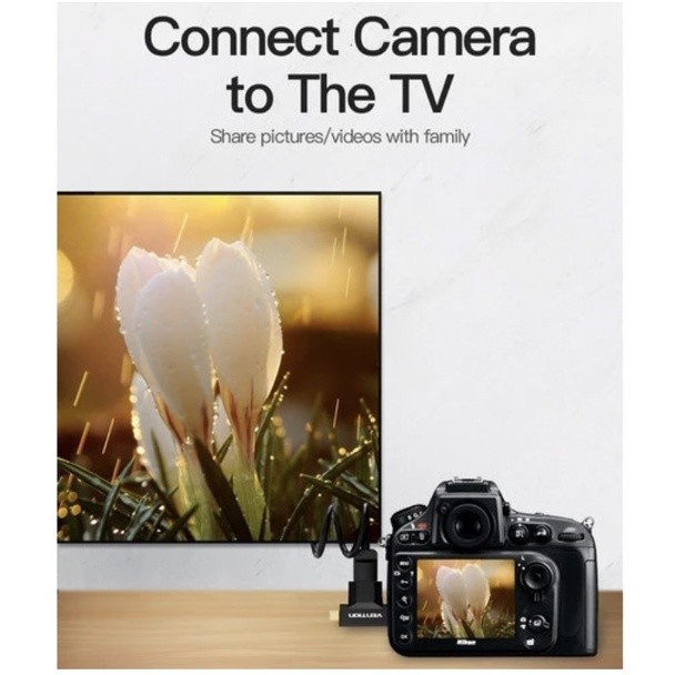 [Good] Vention Adapter Standard HDMI to Mini HDMI Type C / Mini HDMI Tipe C