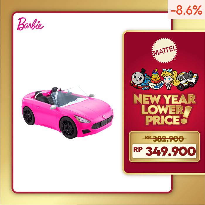Terbaru Barbie Glam Convertible Car - Mainan Mobil Boneka Anak Perempuan