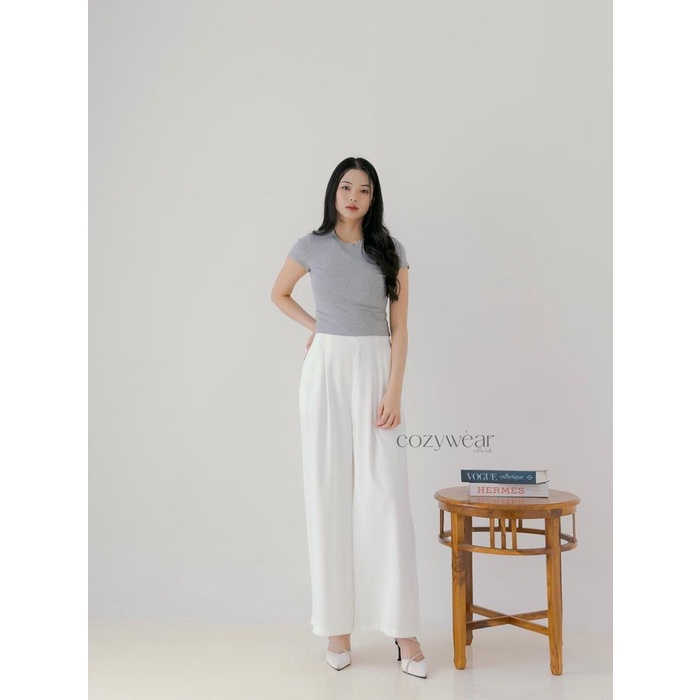 [COZY.WEAR] Deora Pants (109) Celana Cutbray Highwaist Skinny Pants HW pants Celana kain wanita