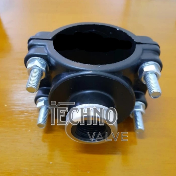 (Good) CLAMP SADDLE PIPA HDPE 32MM x 1/2" INCH