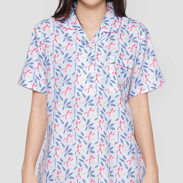 St. Yves Flower Print Daster Wanita 121811808
