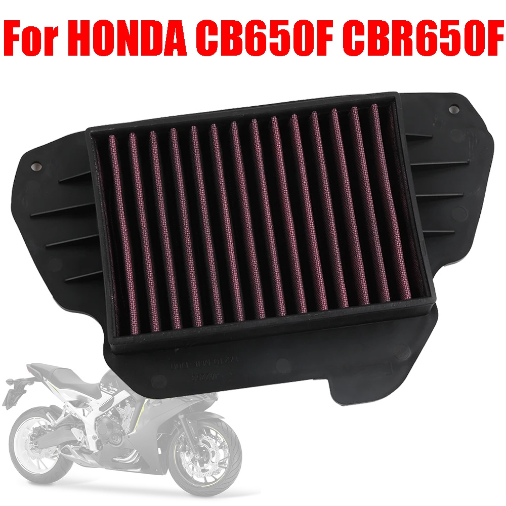 Motorcycle Air Filter Intake Cleaner Element For Honda Cb650F Cbr650F Cb650 Cbr650 Cb Cbr 650 F 650F