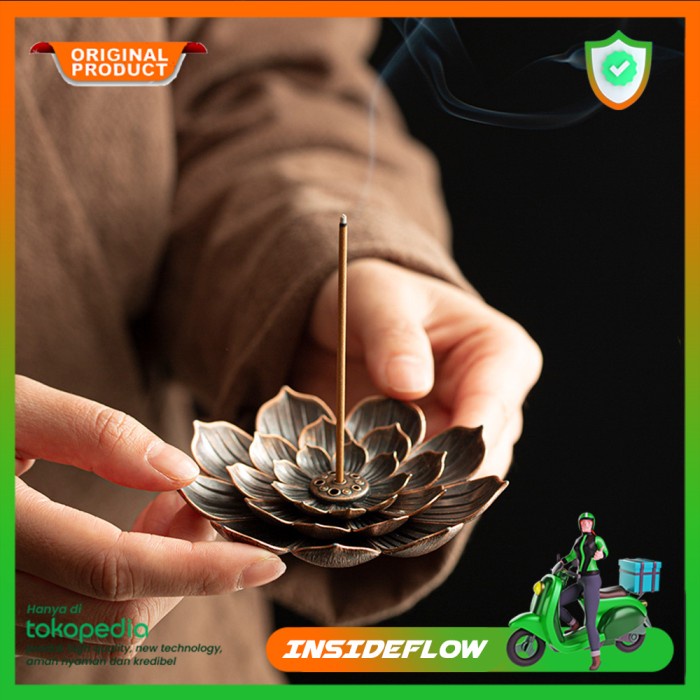 *TOP* TEMPAT BAKAR HIO LINGKAR DUPA LOTUS STICK INCENSE HOLDER