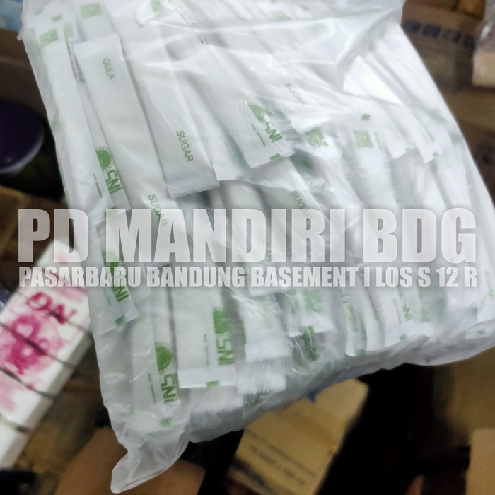 

(Best) GULA PUTIH STICK SACHET HOTEL CAFE RESTO 7 GR ISI 250 PCS