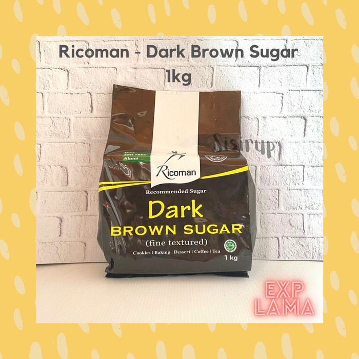 

(Best) Brown Sugar / Dark Brown Sugar Ricoman 1 kg