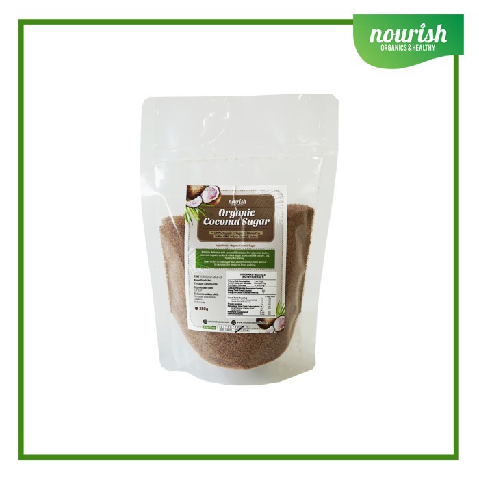 

(Best) Nourish Indonesia, Organic Coconut Sugar 250gr