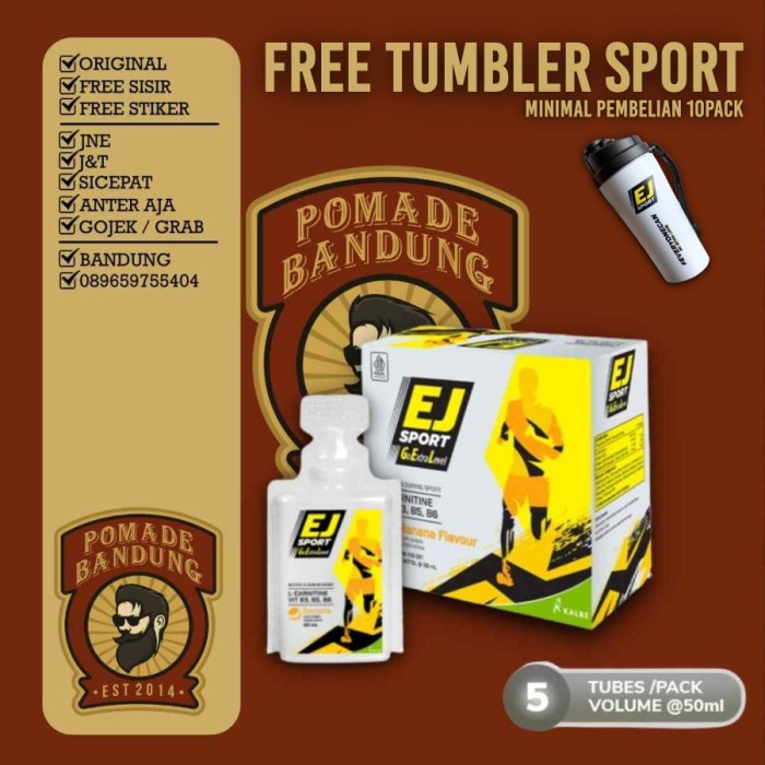 ReadyGanSiapkemas- EJ SPORT GEL - EXTRA JOSS SPORT GEL SUPLEMENT -Good