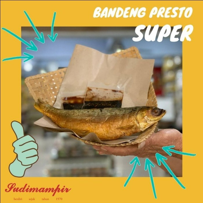 

(Good) Bandeng Presto Sudi Mampir (2 biji) Oleh Oleh Surabaya / Jawa Timur