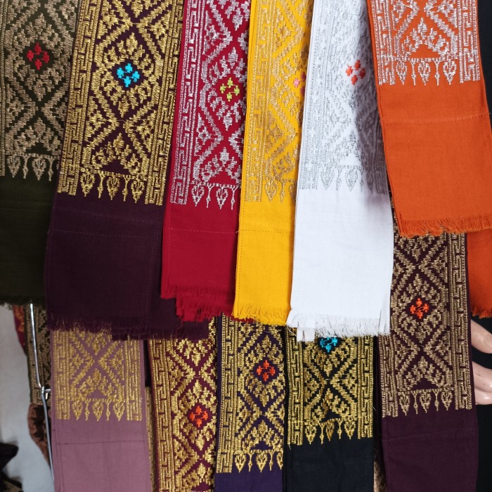 Ready Selendang Obi Songket Bali Murah / Selendang Obi Songket Bordir Best Seller