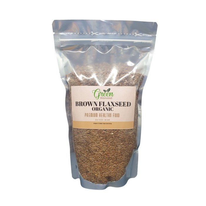 

(Good) ORGANIC BROWN FLAXSEED 500 GRAM PREMIUM - BIJI RAMI 500 GR - FLAXSEEDS