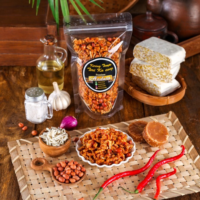 

(Good) kering tempe teri kacang pedas manis