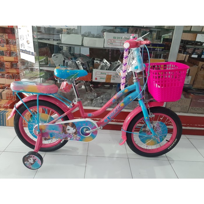 SEPEDA ANAK PEREMPUAN / KIDS BIKE 16 INCH PACIFIC DORRIES PRINCESS TERMURAH