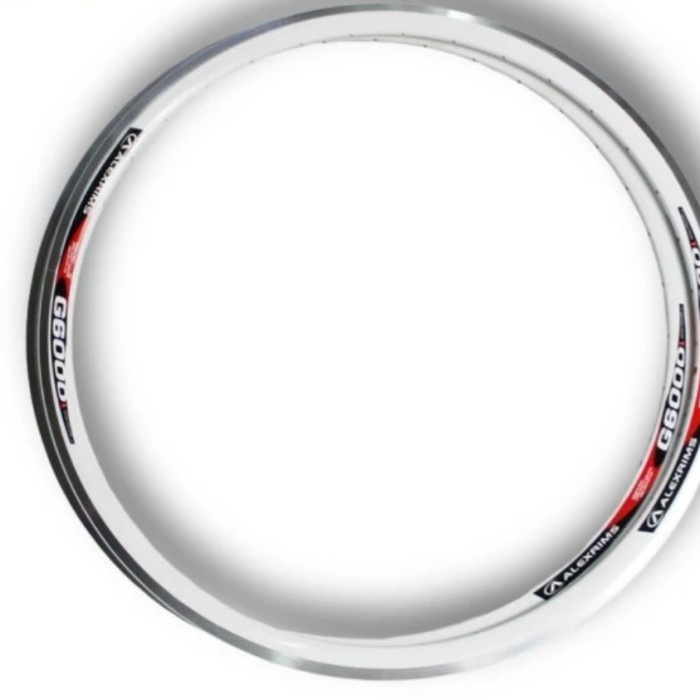 RIMS VELG 700C ALEXRIMS HOLE 36 PUTIH BREAKLINE DOUBLE WALL