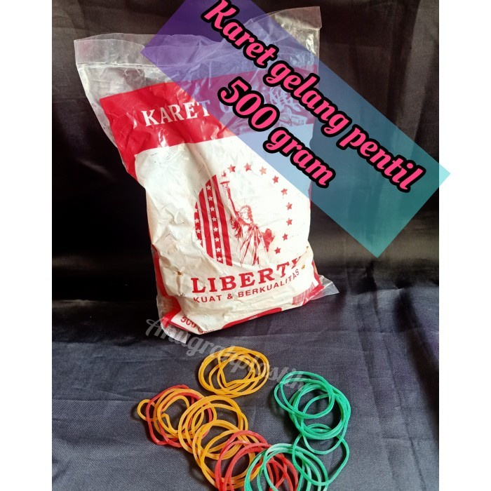(Good) Karet gelang /karet pentil per 1/2 kg