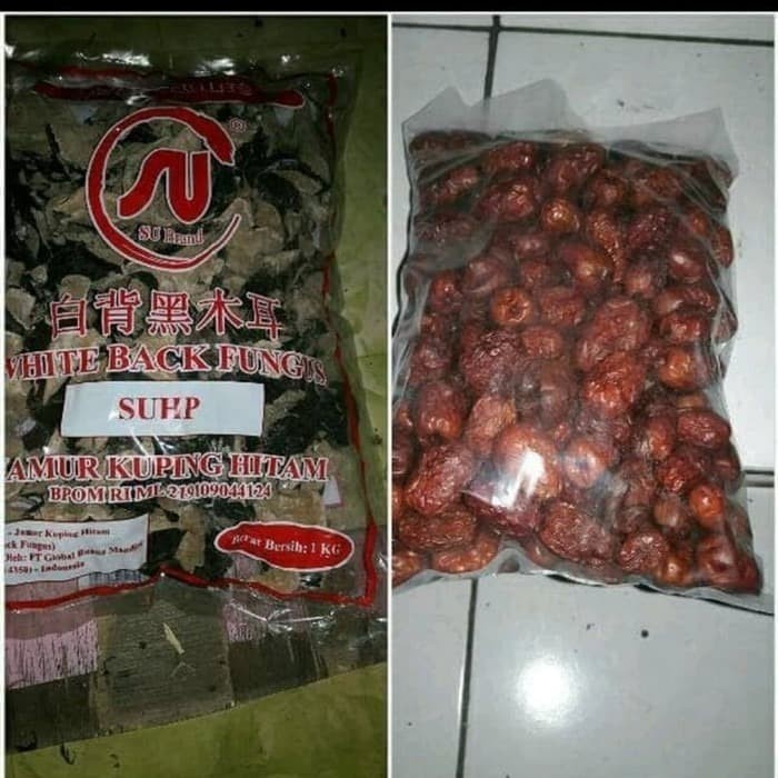 

Angco 1Kg Jamur Hitam Putih 1 Kg -Untuk Kolesterol & Jantung