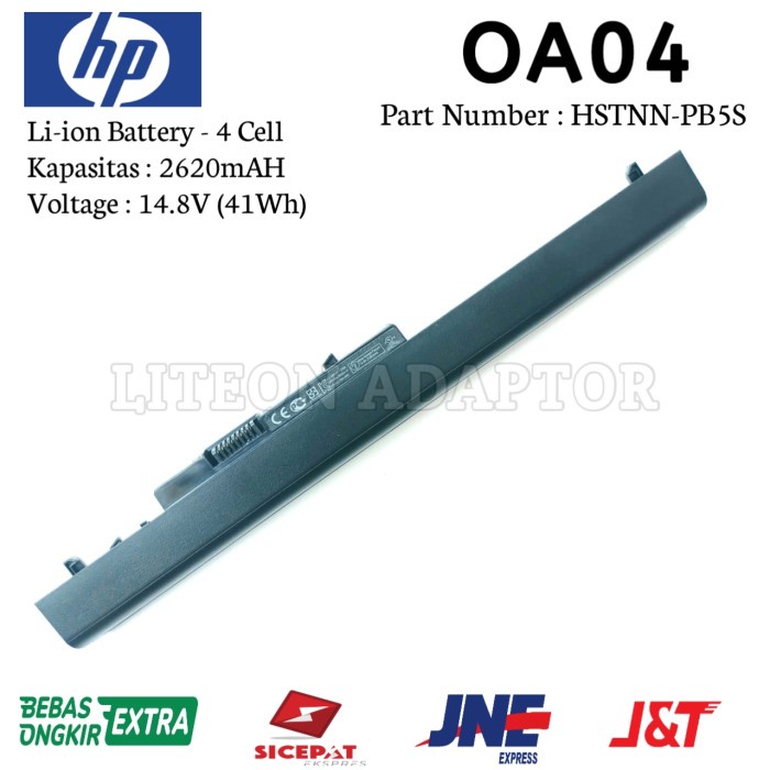 BATERAI ORIGINAL HP 14-G008AU 14-G102AU 14-G105AU OA04