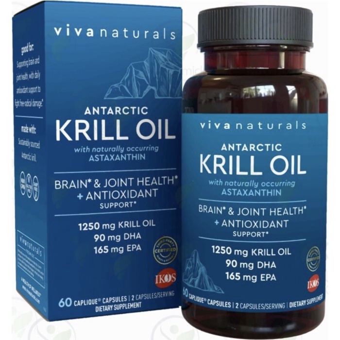 Viva Naturals Krill Oil 60 Caps