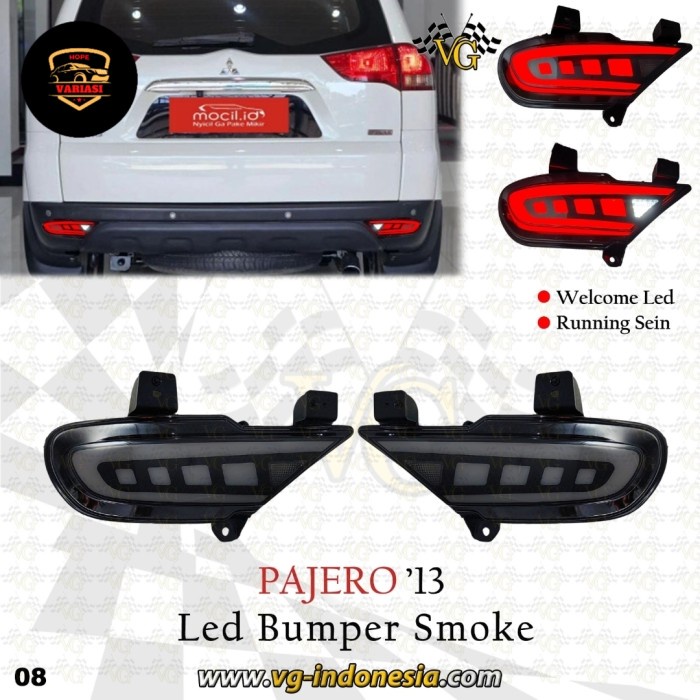 Led Bumper Pajero 4Fungsi 2009 2010 2011 2012 2013 2014 2015 Reflektor Pajero Lama