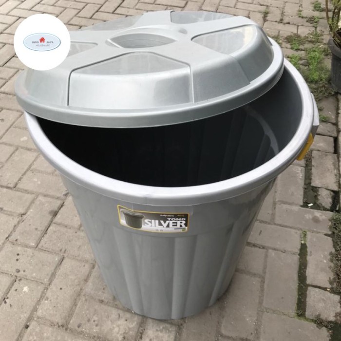 TERLARIS ember 120liter taiwan + tutup / ember silver jumbo / ember besar / tong jumbo / tong sampah