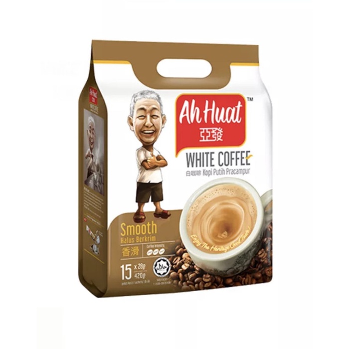 

Ah Huat White Coffee Smooth Halus Berkrim 15 X 30 Gram