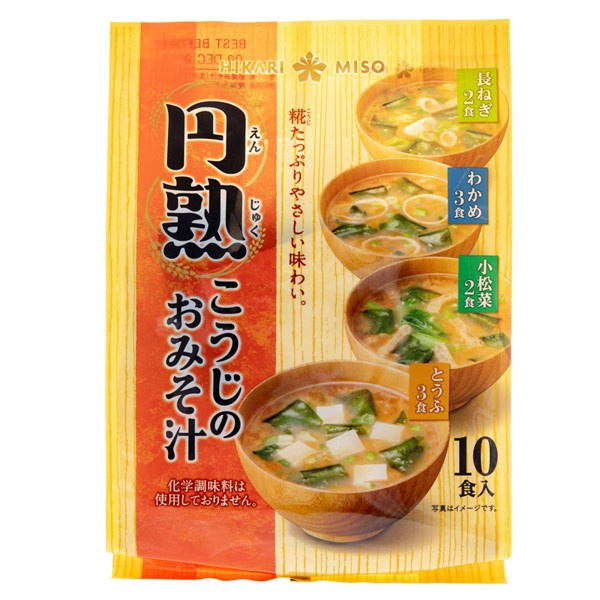 

Bumbu Miso Soup Hikari Enjuku Koji No Omisoshiru 10 Pcs 194.8 Gram