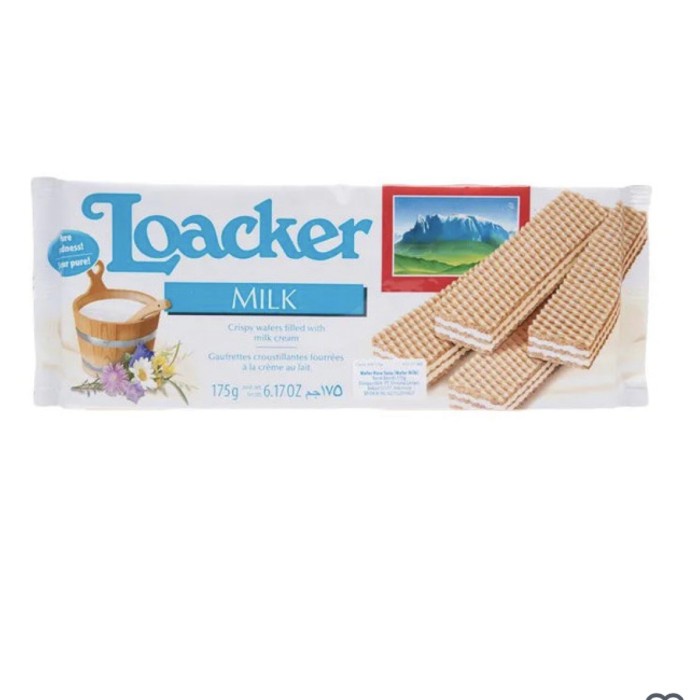 

Loacker Quadratini Milk / Biskuit Loacker Milk 175 Gram