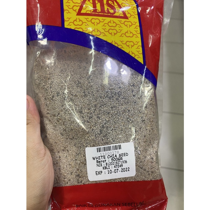 

Organic White Chia Seeds / Chia Seed Putih Kualitas Super 500 Gram