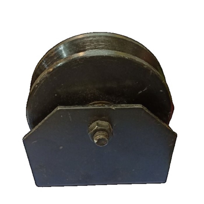 

Roda Pagar / Roda Pintu Gerbang Bubutan 150Mm 6 Inch Siku Behel/Siku-V