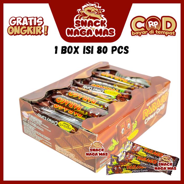 

PARAGO PERMEN LUNAK CHEWY PARAGO ANEKA RASA [1 BOX ISI 80 PCS]