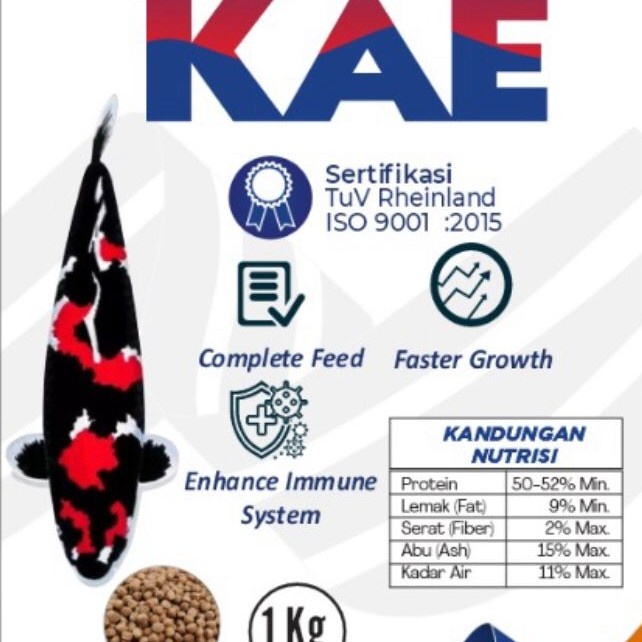 

Pakan STP KAE (Repack 1Kg)