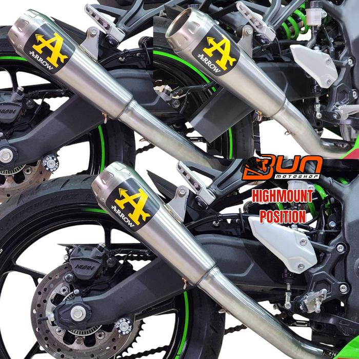 knalpot ARROW PRORACE Titanium original fullsystem kawasaki ZX25R ZX25RR ZX4RR