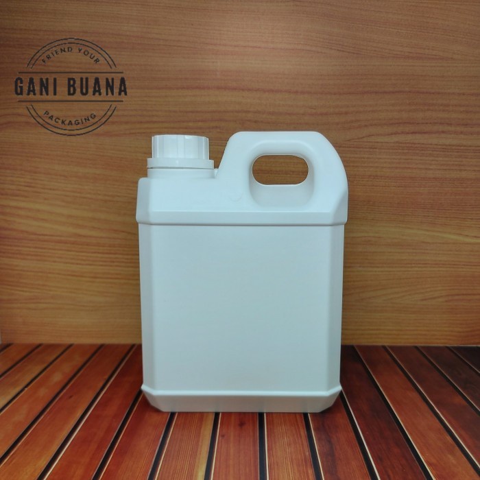 (GoodSeller) JERIGEN 1 LITER PUTIH SEGEL KOTAK/JERIGEN 1 LITER DAMDEK/TAIWAN SEGEL