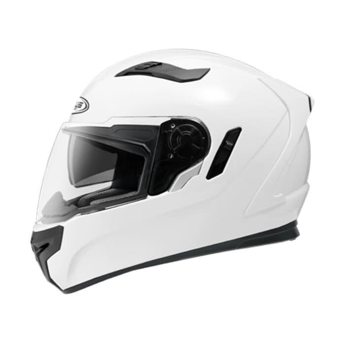 Zeus 813 white putih zs813 Helm full face NOLAN HJC SHOEI AGV M L XL