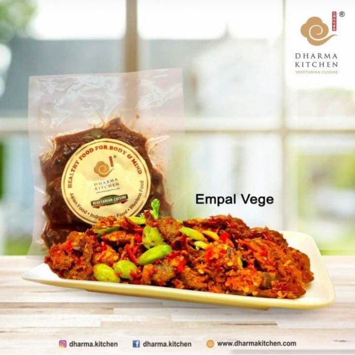 

Promo Terbatas Empal Vegetarian - Frozen Healthy Food Aman