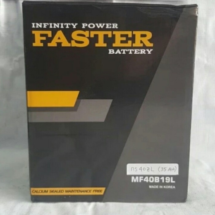 Aki Mobil Merk Faster Tipe Ns40Zl Mf / Aki Kering