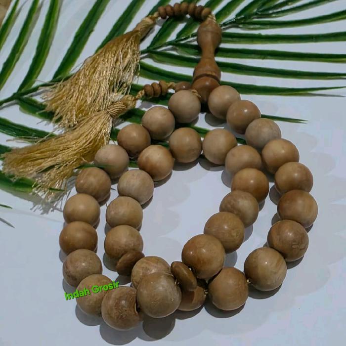 Tasbih kayu cendana wangi super jumbo 15mm 33butir original