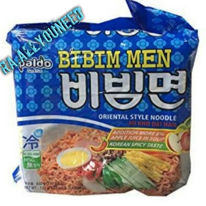 

Wdo - Paldo Bibim Myun - Mi Goreng Instan Rasa Apel 650Gr (130Gr@5Pcs)
