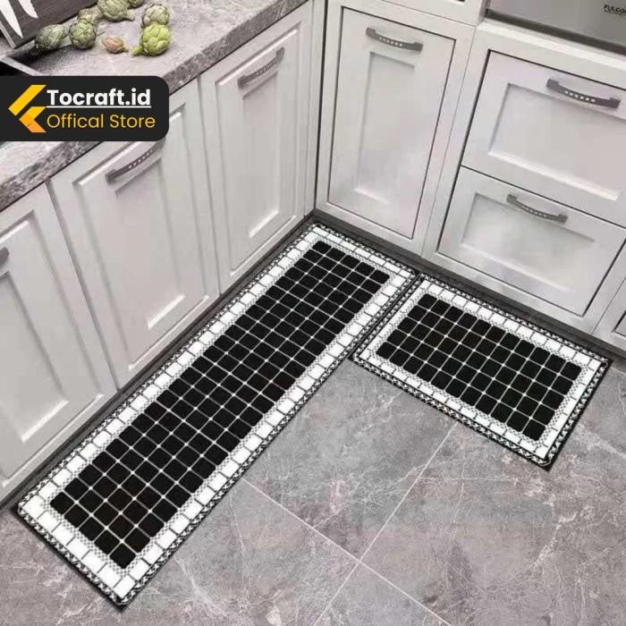 TCID KESET DAPUR SET ANTI SLIP SERAP AIR KESET TERAS RUANG TAMU KAMAR SPONS ESTETIK KODE 459